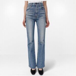 Moussy Light Blue Wide Leg Jeans